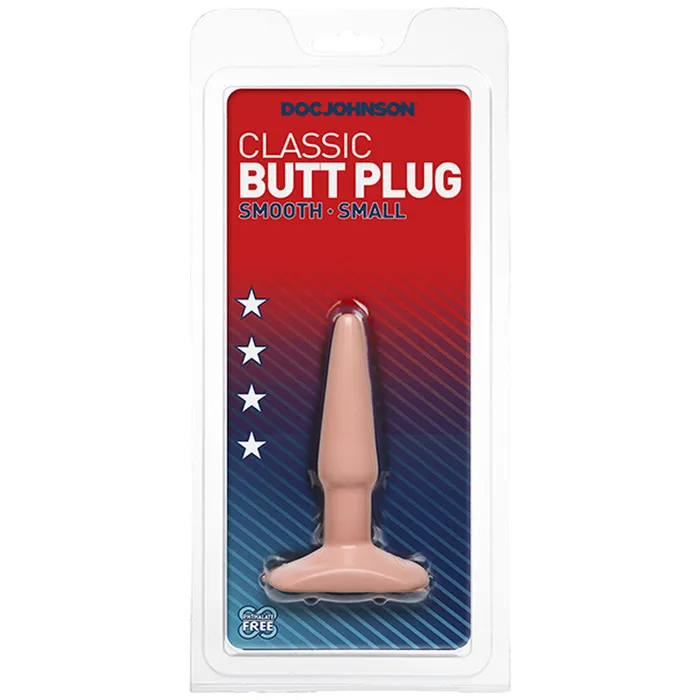 Doc Johnson Classic Smooth Butt Plug Small Flesh Pink | Anal