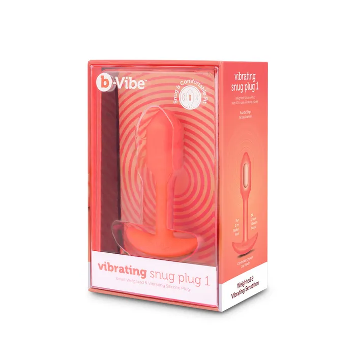 Anal BVibe Plug Anale BVibe Vibrating Snug Arancio