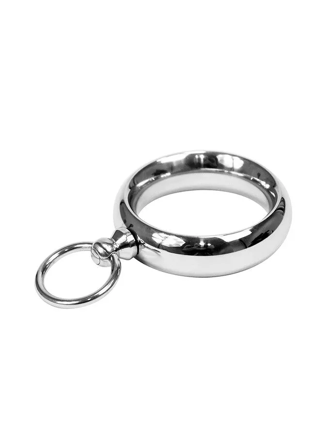 Anal Rimba Bondage Play Rimba Donut Cockring 55 mm Met Klein Ringetje voor Ketting of Gewicht