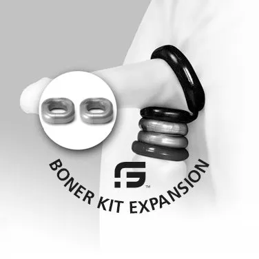 Anal | Sport Fucker Sport Fucker - Boner Expansion Pack - Rekbare Cockringen - IJsblauw