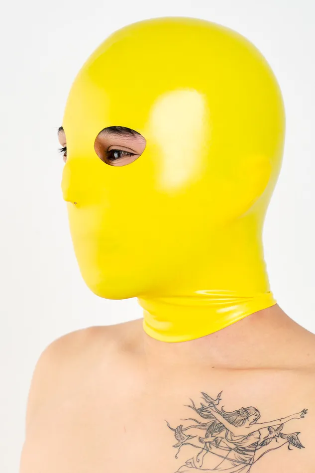 Chez Noir Vibrators Latex Anatomical Mask