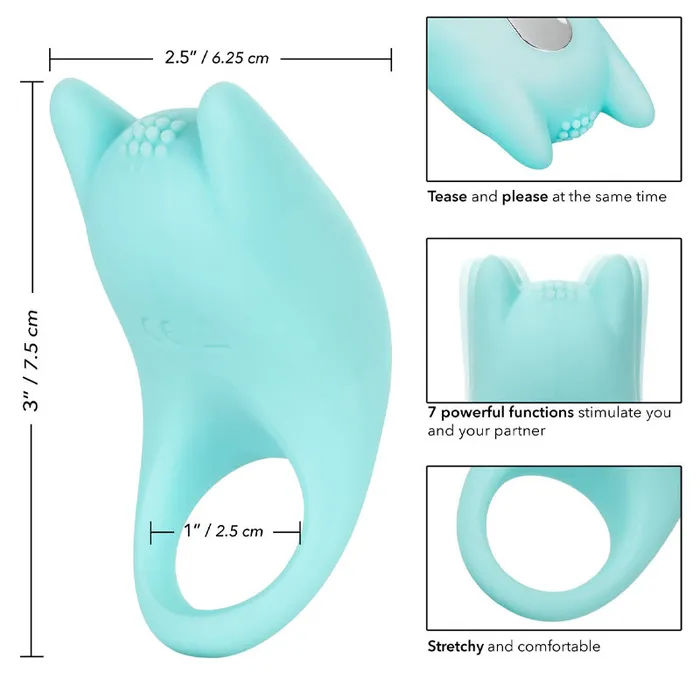 Female Sex Toys | California Exotic Silicone Rechargeable Dual Exciter Enhancer