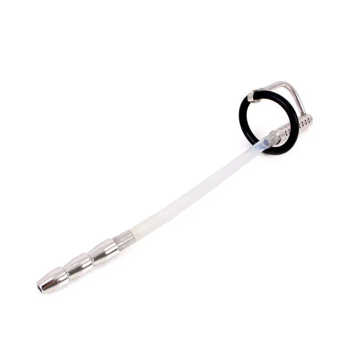 Kiotos Male Sex Toys Kiotos Geribbelde Urethral Catheter Plug Dilator Met eikelring