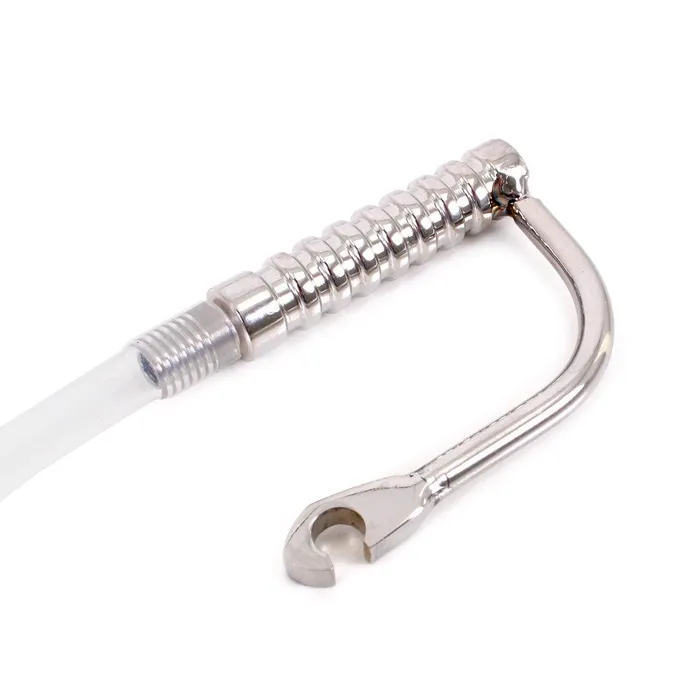 Kiotos Male Sex Toys | Kiotos - Geribbelde Urethral Catheter Plug - Dilator Met eikelring