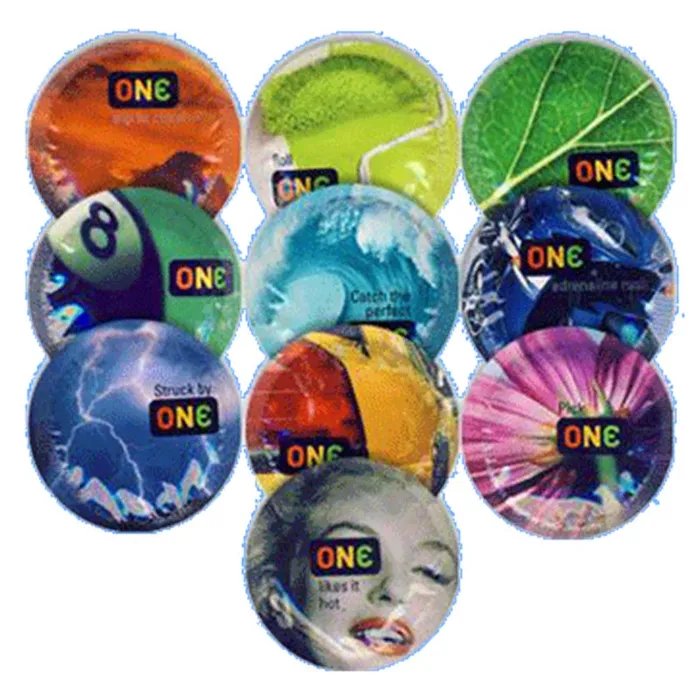 One Plain Lubricated Single Condom Pamco Vibrators