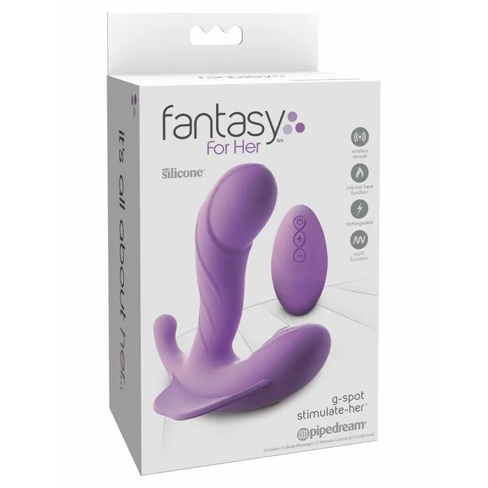 Vibratore per il Punto-G Pipedream Fantasy for her Viola | Pipedream Female Sex Toys