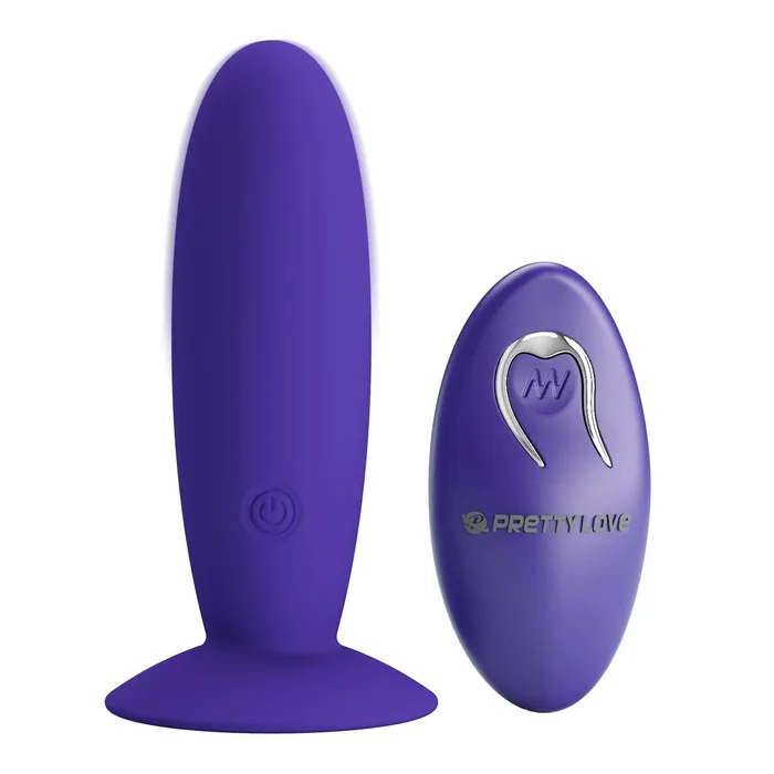 Vibrators | Pretty Love - Murray Youth - Vibrerende Buttplug - Met Afstandsbediening - Paars - Pretty Love