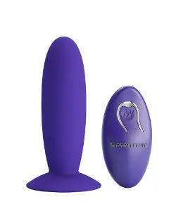 Vibrators | Pretty Love - Murray Youth - Vibrerende Buttplug - Met Afstandsbediening - Paars - Pretty Love