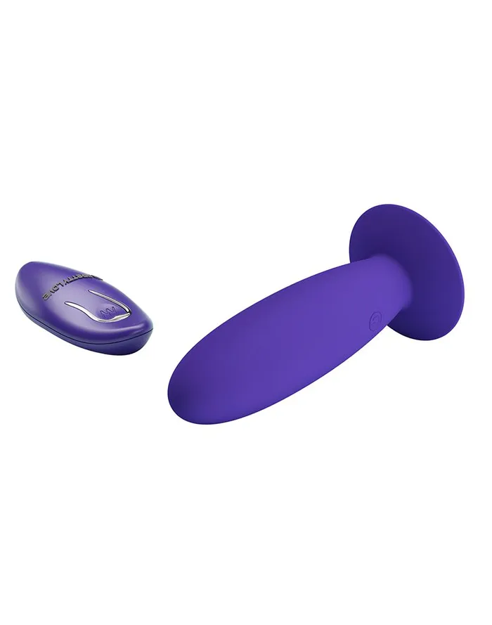 Vibrators | Pretty Love - Murray Youth - Vibrerende Buttplug - Met Afstandsbediening - Paars - Pretty Love