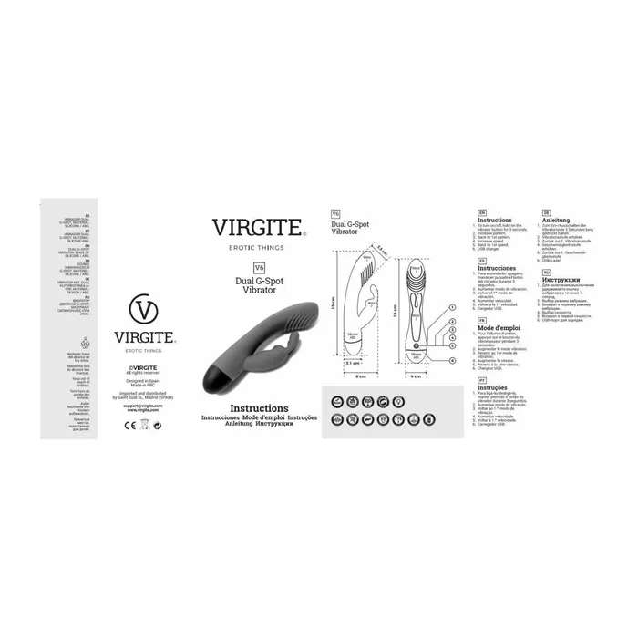 Virgite Vibrators | Vibratore per il Punto-G Virgite Rosa