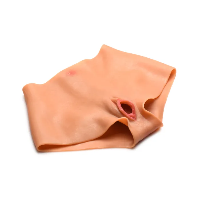 XR Brands Pussy Panties - Silicone Vagina and Ass Panties - M | Male Sex Toys