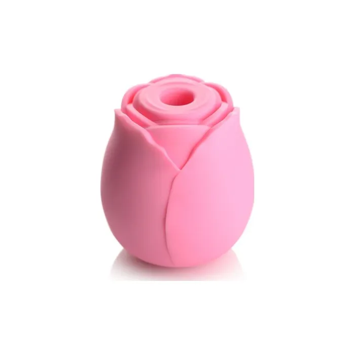 10X Wild Rose Silicone Suction Stimulator Pink Inmi Vibrators