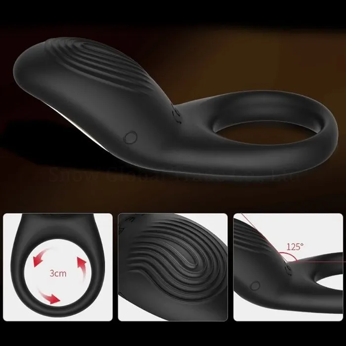 8 Vibration Modes Wireless Remote Control Penis Ring | Lusty Age Male Sex Toys