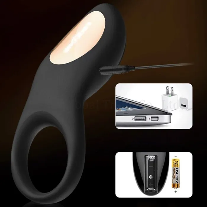 8 Vibration Modes Wireless Remote Control Penis Ring | Lusty Age Male Sex Toys