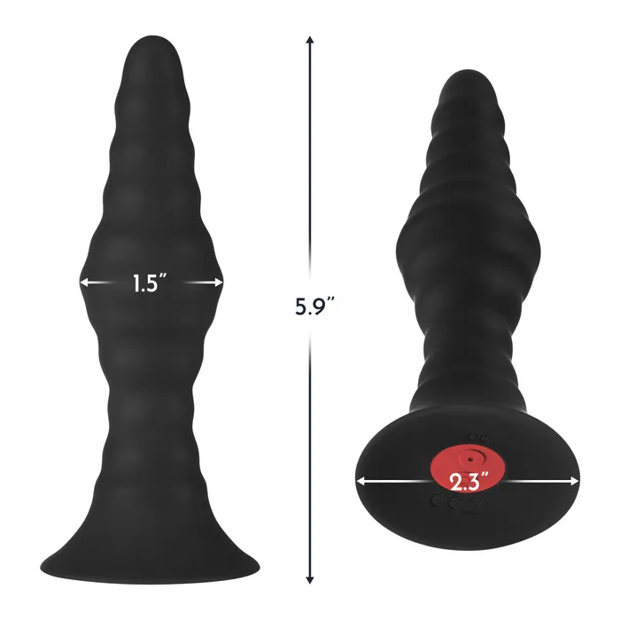 Anal | FORTO FORTO Vibrating Large Remote Ribbed Plug