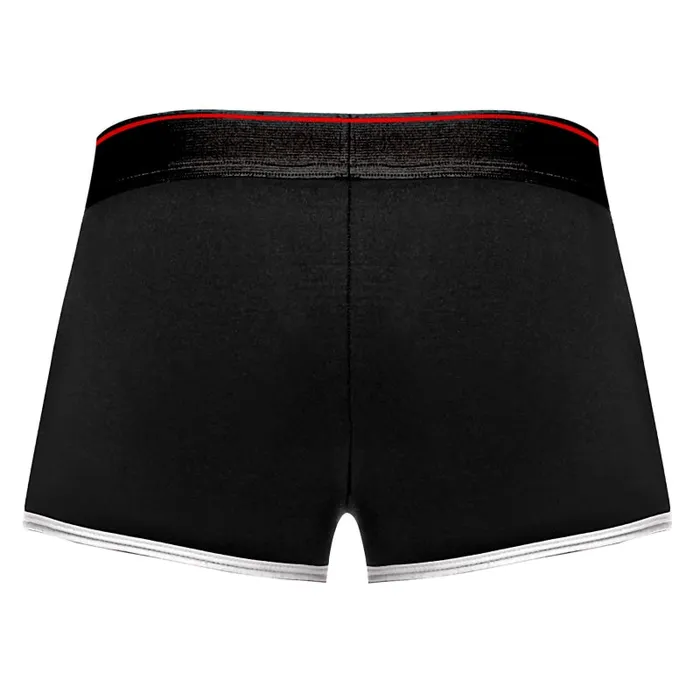 Anal | Male Power Retro Sport Panel Short - Medium - Black/ Red