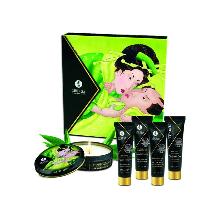 Anal Shunga Geishas Secrets Gift Set Organica Exotic Green Tea