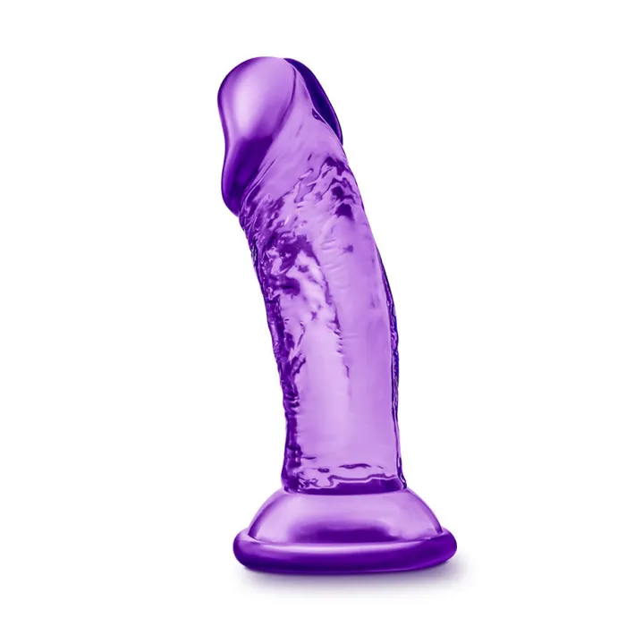 B Yours Sweet n Small 4 Inch Dildo With Suction Cup Purple Blush Novelties Dildos