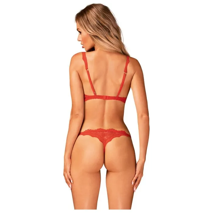 Bergamore 2 Pc Set Red Obsessive Anal