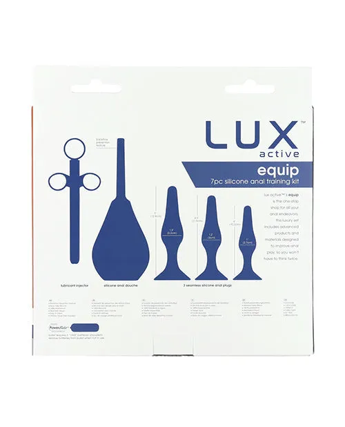 BMS Lux Active Equip Silicone Anal Training Kit - Dark Blue | Anal