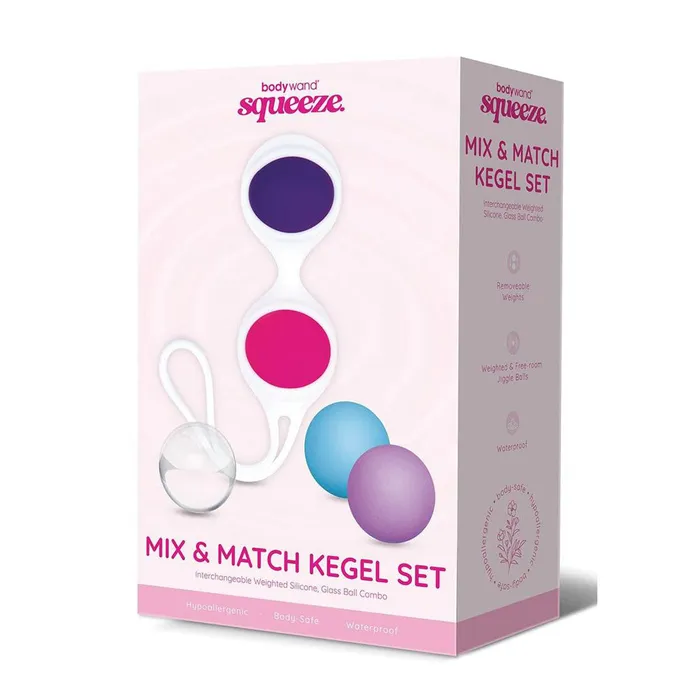 Bodywand Female Sex Toys Bodywand Squeeze Mix Match Kegel Set Coloured Weighted Kegel Balls Set