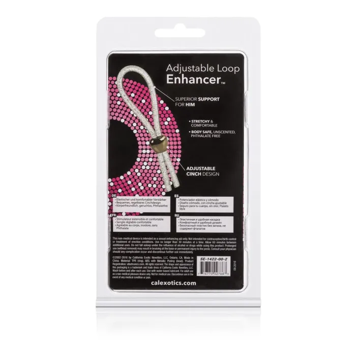 CalExotics Anal | Adjustable Loop Enhancers - Clear