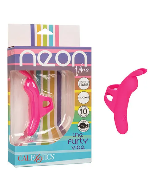 CalExotics Vibrators Neon Vibes the Flirty Vibrator Pink