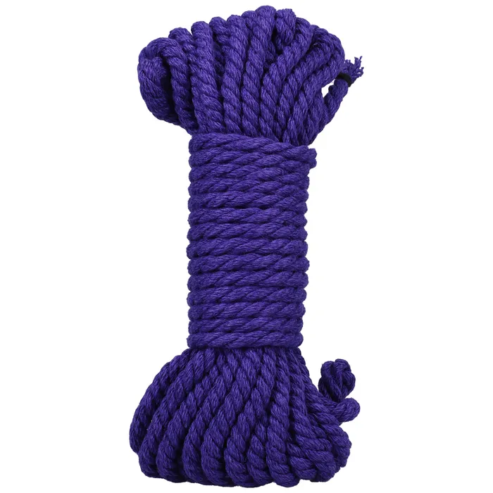 Couples Doc Johnson Merci Bind and Tie 6mm Hemp Bondage Rope 30 Feet Violet