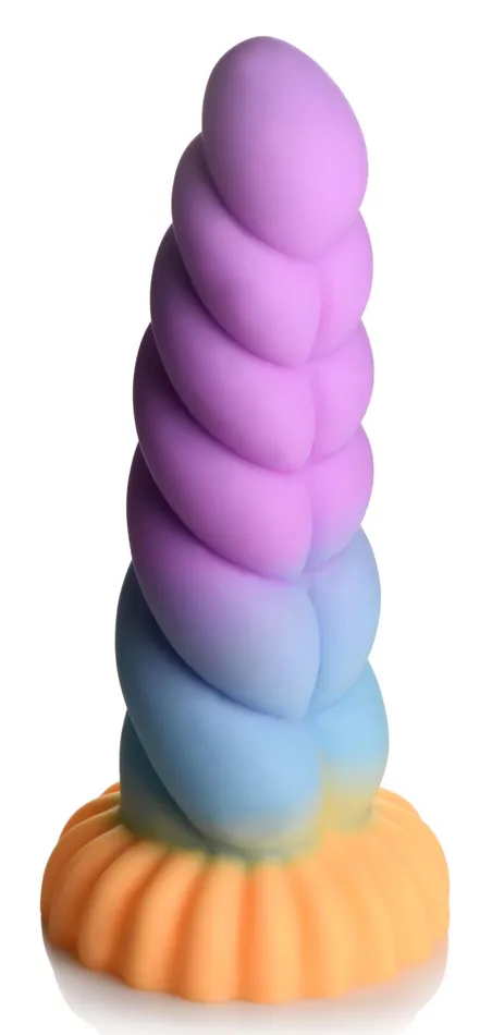 Dildos | XR Brands Mystique Silicone Unicorn Dildo