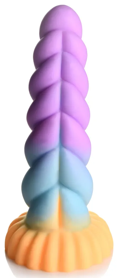 Dildos | XR Brands Mystique Silicone Unicorn Dildo