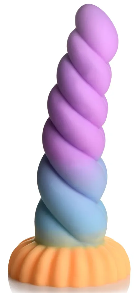 Dildos | XR Brands Mystique Silicone Unicorn Dildo