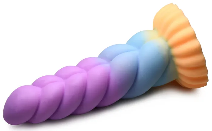 Dildos | XR Brands Mystique Silicone Unicorn Dildo