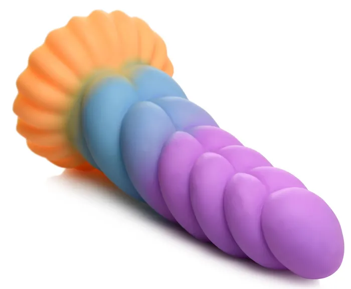 Dildos | XR Brands Mystique Silicone Unicorn Dildo