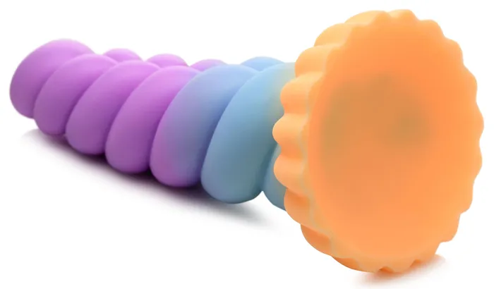 Dildos | XR Brands Mystique Silicone Unicorn Dildo