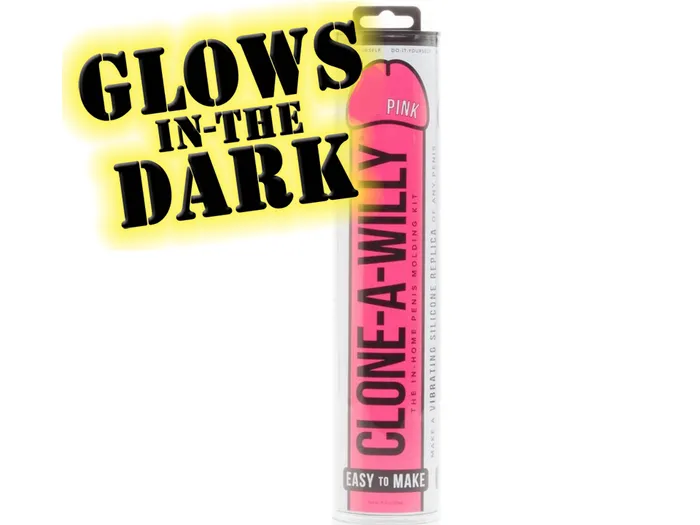 DIY Homemade Dildo Clone Willy Kit Glow In The Dark Pink Casting Kit CloneaWilly Dildos