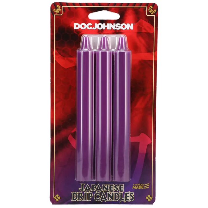 Doc Johnson Japanese Drip Candles - Purple-(2101-06-cd) | Vibrators