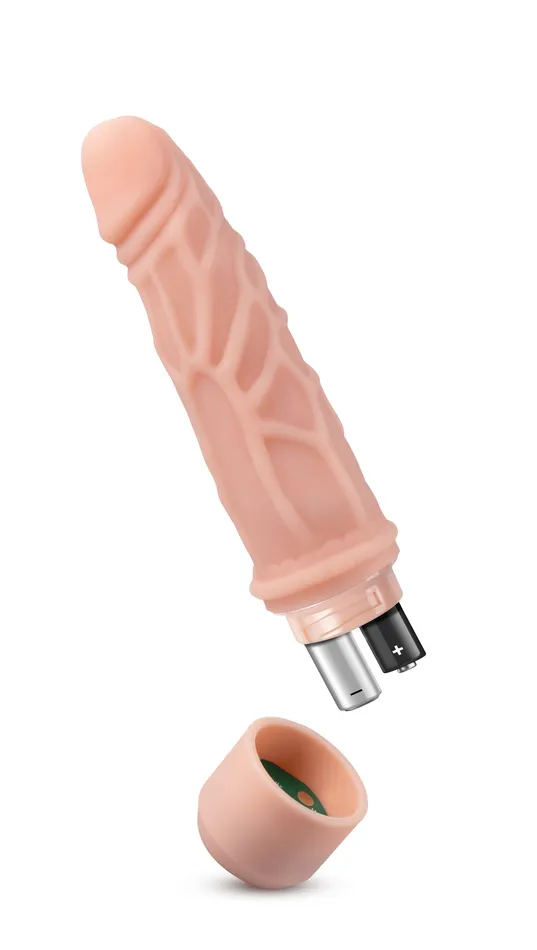 Dr. Skin Silicone Dr. Robert 7 In Vibrating Dildo | Blush Novelties Female Sex Toys