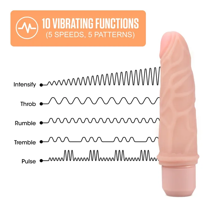 Dr. Skin Silicone Dr. Robert 7 In Vibrating Dildo | Blush Novelties Female Sex Toys