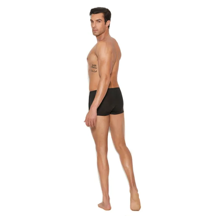 Elegant Moments Men's Lycra Boxer Brief - Large/xlarge - Black | Female Sex Toys