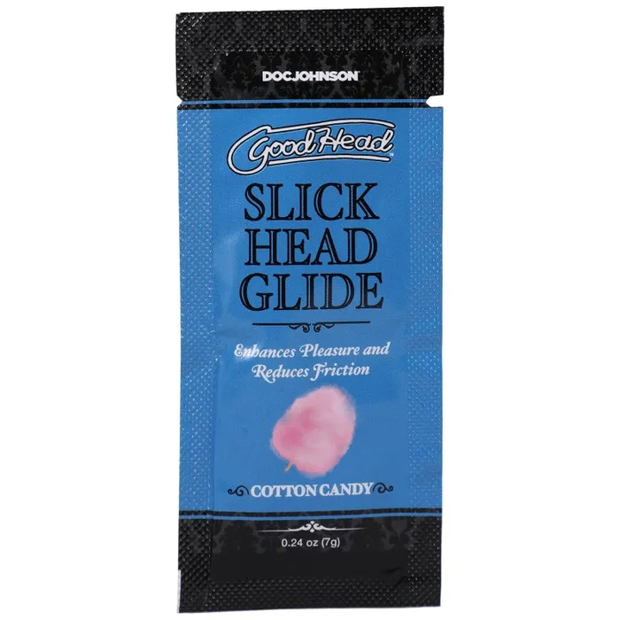 Enhancers Doc Johnson Goodhead Slick Head Glide Cotton Candy 024 Oz