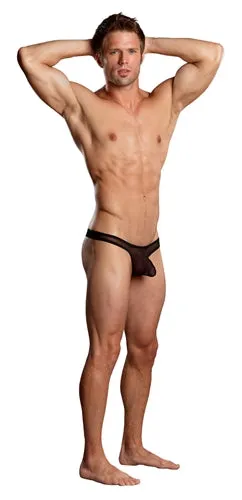 Euro Male Mini Pouch Thong SmallMedium Black Male Power Anal