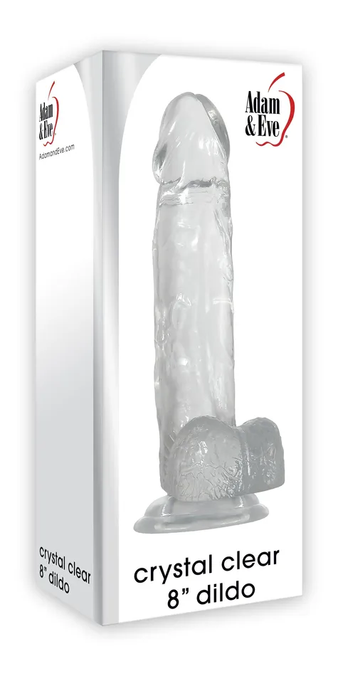 Evolved Novelties Female Sex Toys | Adam & Eve Crystal Clear 8 Dildo