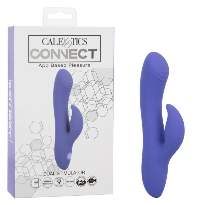 Female Sex Toys | Calexotics Calexotics Connect Dual Stimulator - Periwinkle