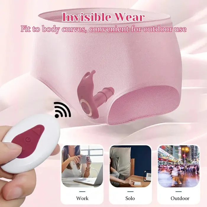 Female Sex Toys | Lovetoyshub 10 Vibration Wearable Vibrator with Remote