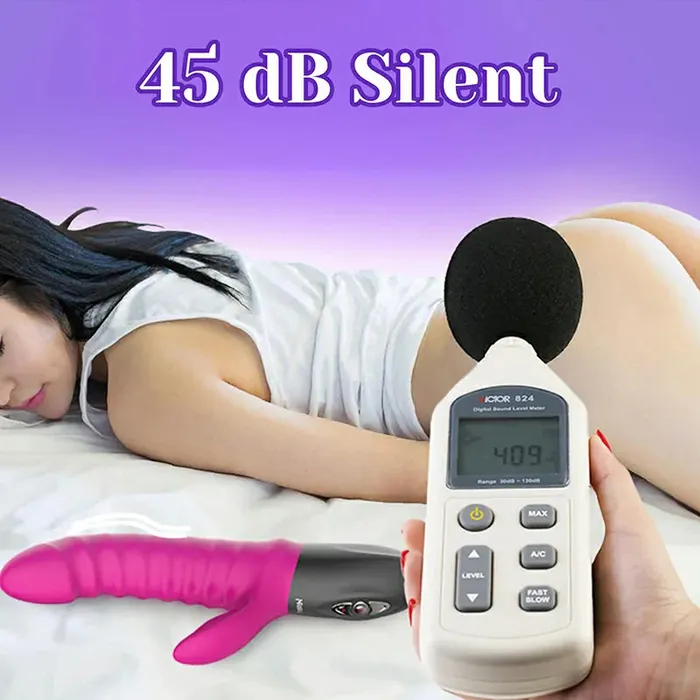 Female Sex Toys | Lovetoyshub 5 Modes Vibrating Silicone Heating Thrusting Vibrator