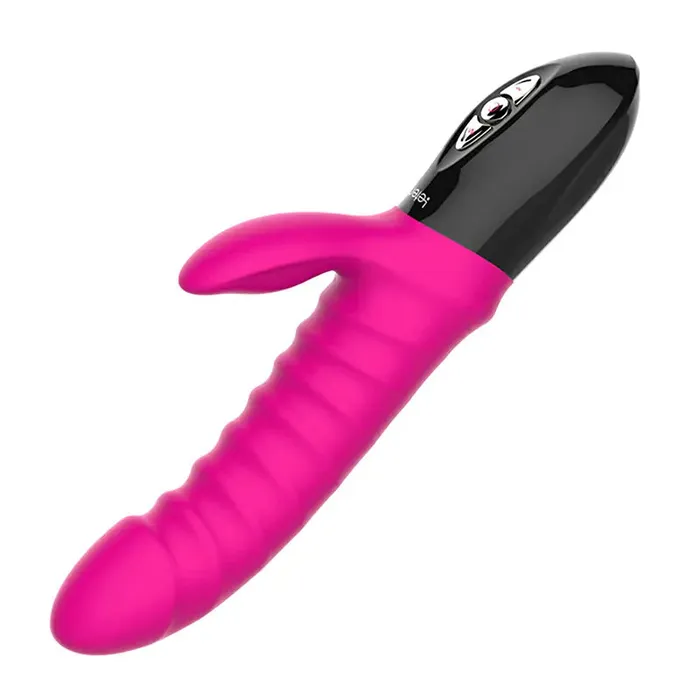 Female Sex Toys | Lovetoyshub 5 Modes Vibrating Silicone Heating Thrusting Vibrator