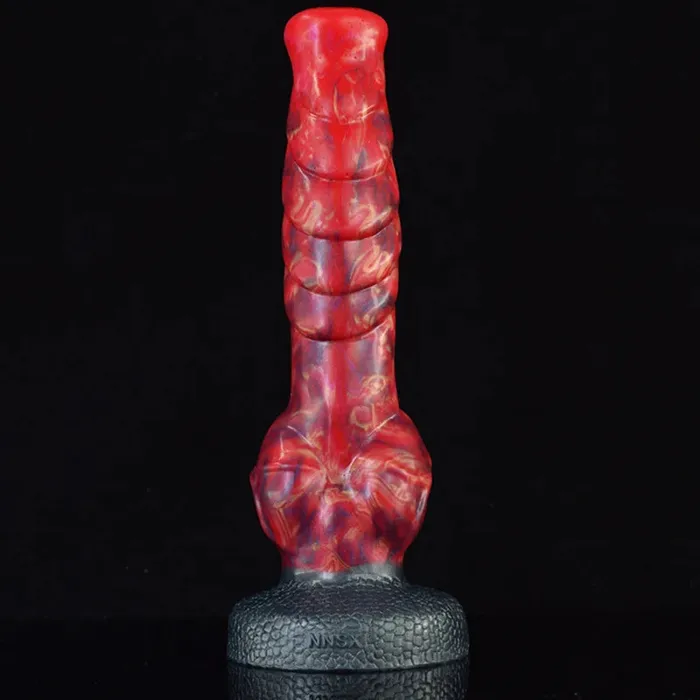 Female Sex Toys Lovetoyshub 94Inch Large Realistic Wolf Dog Knot Dildo