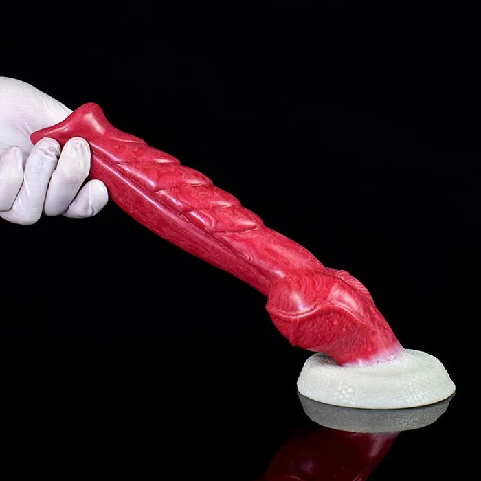 Female Sex Toys | Lovetoyshub 9.4Inch Large Realistic Wolf Dog Knot Dildo