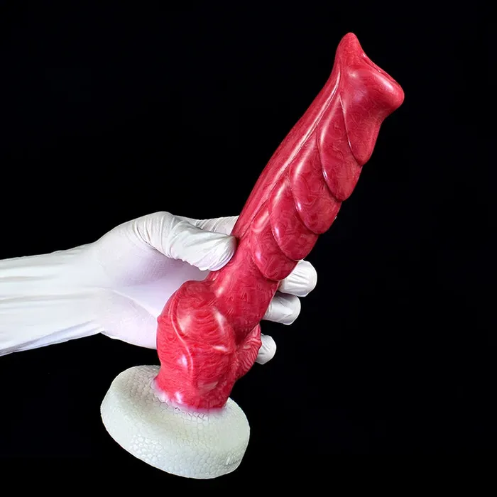 Female Sex Toys | Lovetoyshub 9.4Inch Large Realistic Wolf Dog Knot Dildo