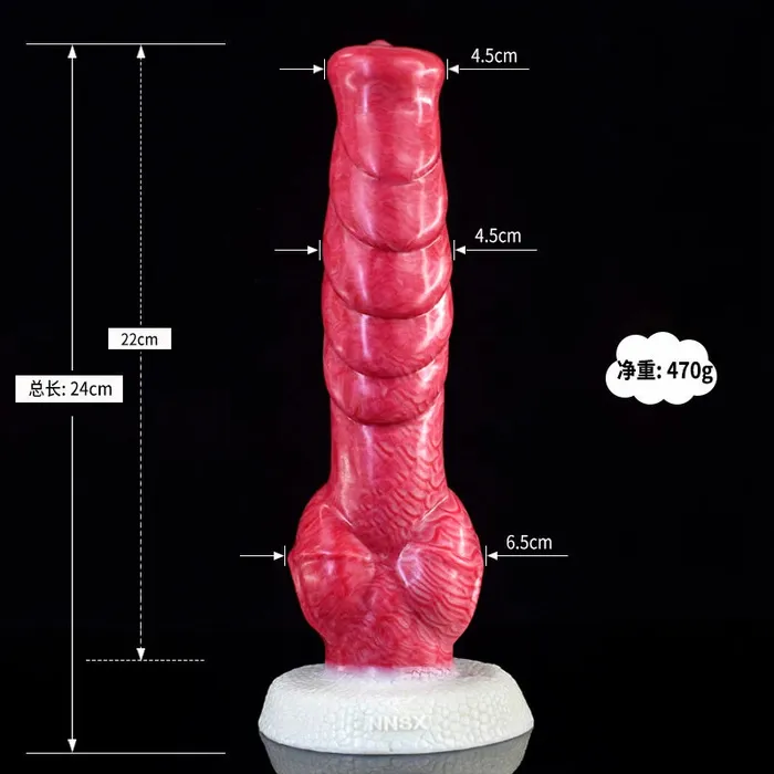 Female Sex Toys | Lovetoyshub 9.4Inch Large Realistic Wolf Dog Knot Dildo